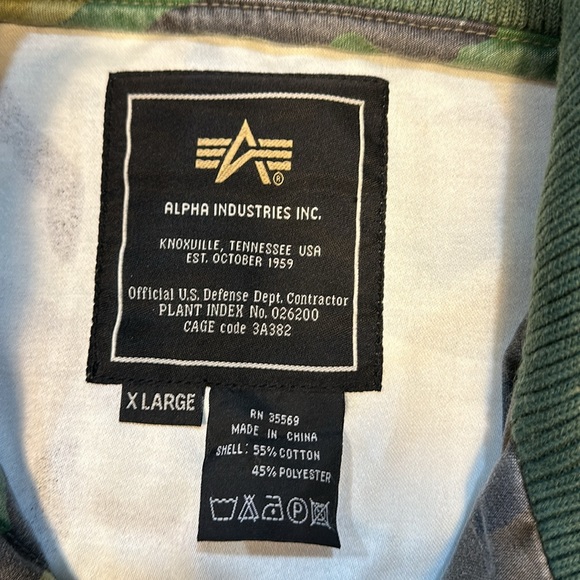 NWT Alpha Men’S Military style field jacket. XL - Picture 5 of 10